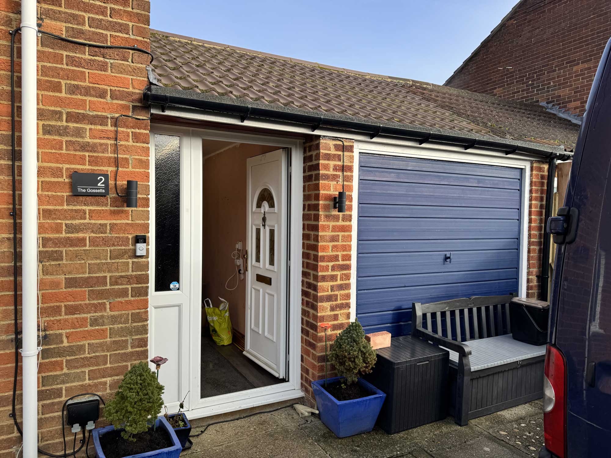Garage Conversion — before
