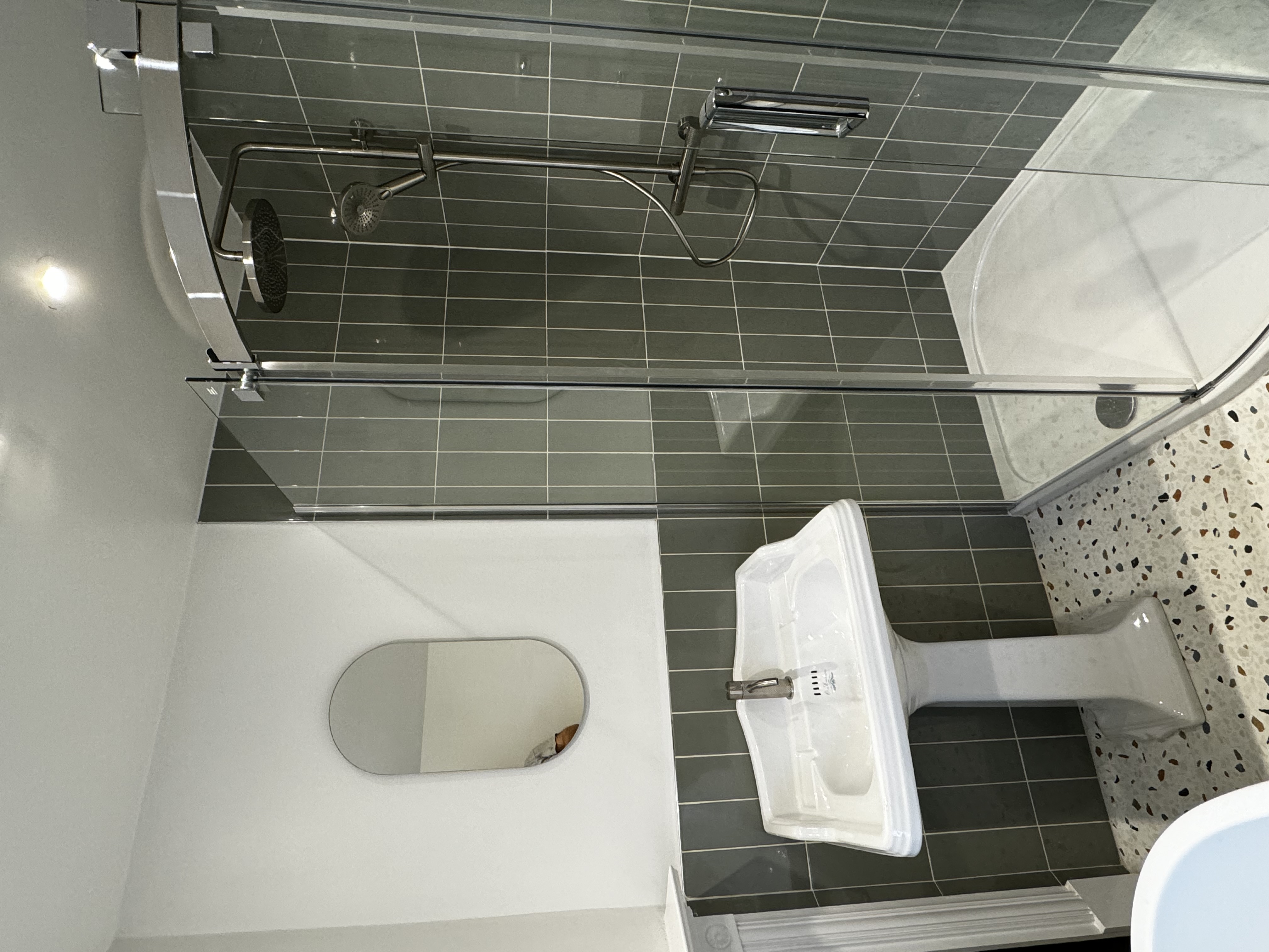 Modern Traditional Shower Bathroom