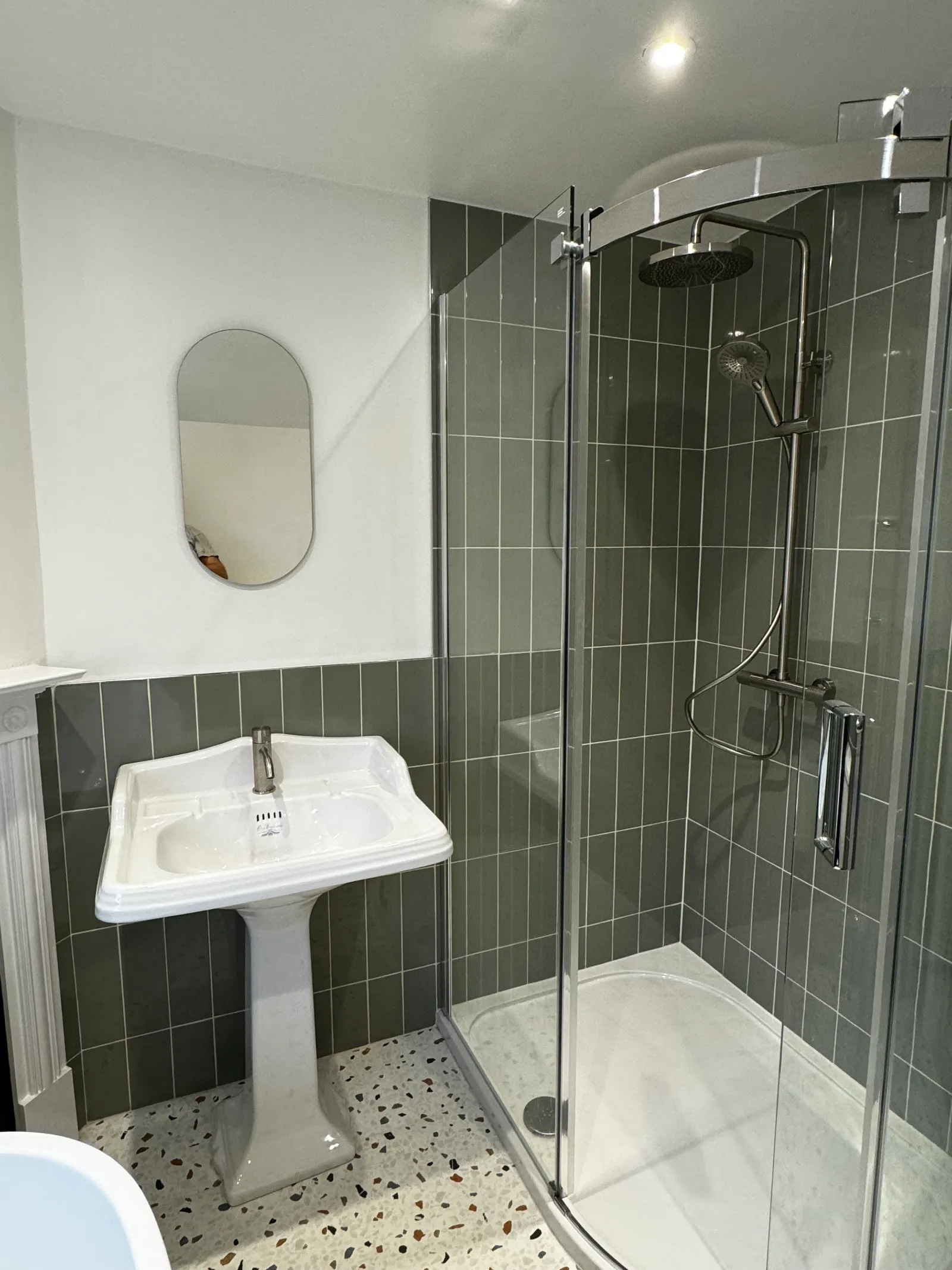 Modern Traditional Shower Bathroom